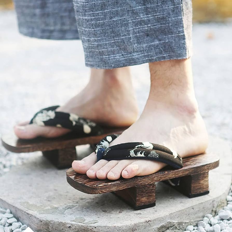 Amazon.co.jp: Geta Sandals for Men Japanese Slippers